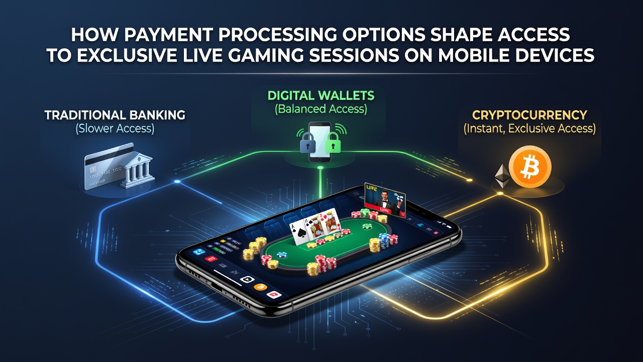 Mobile Live-Gaming-Sessions mit integrierten Zahlungsoptionen