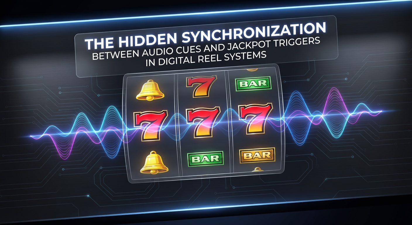 Darstellung der Audio-Synchronisation mit Walzen und Jackpot-Mechanismen in digitalen Spielautomaten
